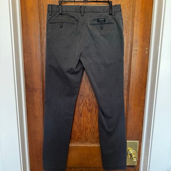 Banana Republic Fulton Skinny Charcoal Gray Pants‎ Slacks Men's 32 Workwear Corp - Picture 3 of 7
